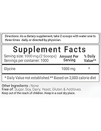Micro ingredientes L-Glicina polvo, 1