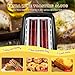2 Slice Toaster Best Rated Prime Wide Slot Toasters 2 Slice Compact Black Stainless Steel Toaster with Bagel/Defrost/Cancel Function Removable Crumb Tray