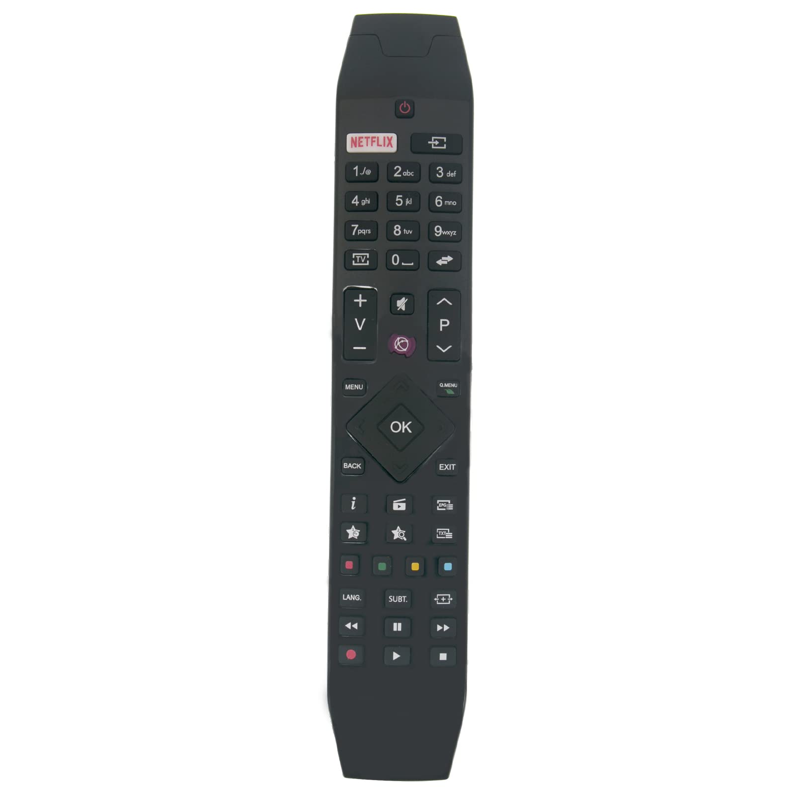 RC49141 Replacement Remote Control Fit for Hitachi Digital TV 40HK6W64 43HK6W64 49HK6W64 55HK6W64 50HK15W64I