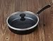 Cook N Home 02435 Non-Stick Deep Saute Fry Pan/Jumbo Cooker Cookware with Lid, Black, 11-Inch