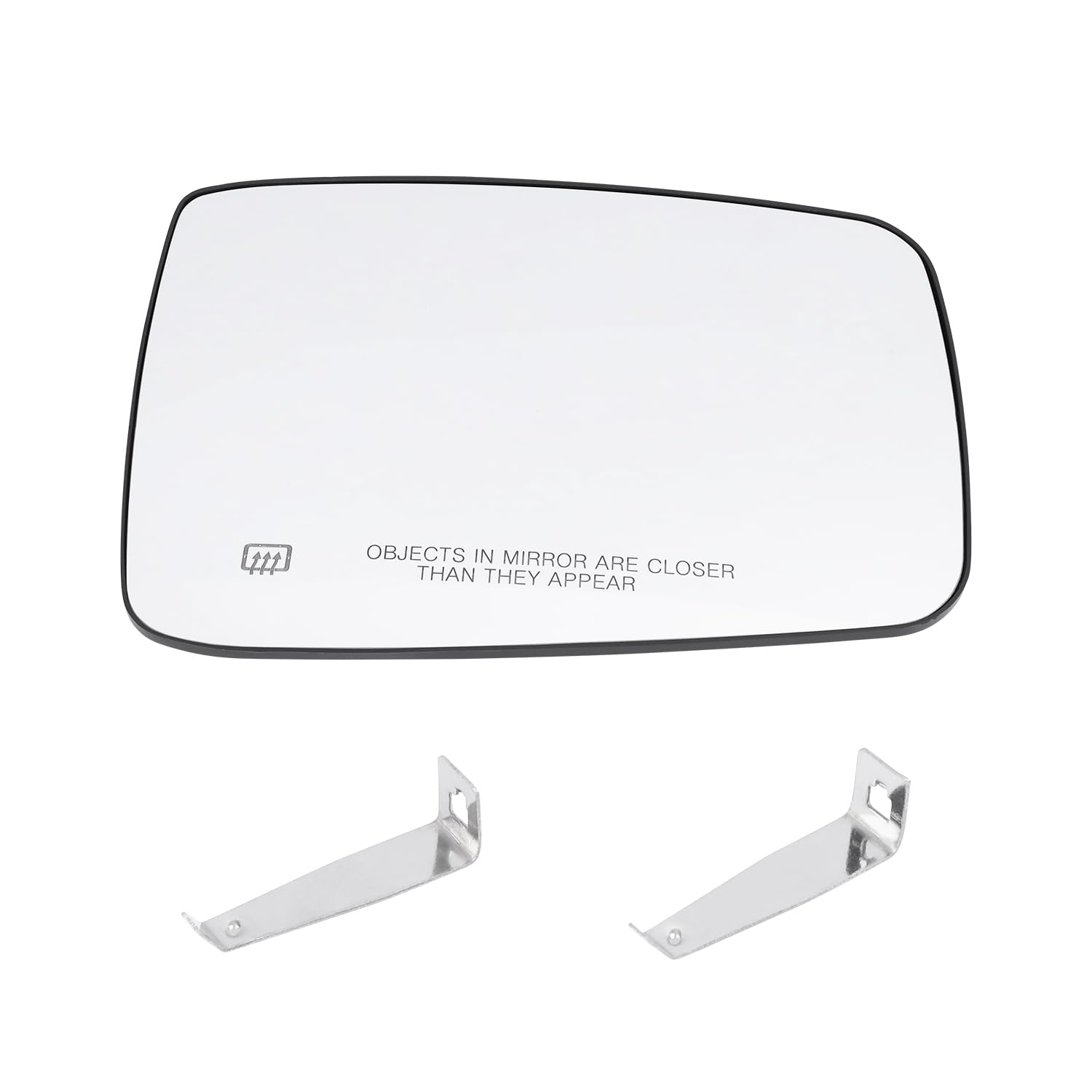 Photo 1 of GZZTORES Passenger Right Side Heated Mirror Glass, Compatible with Dodge Ram 1500 2500 2009-2018 Right Power Heated Convex Mirror Glass Replace 68050298AA, 68079362AA