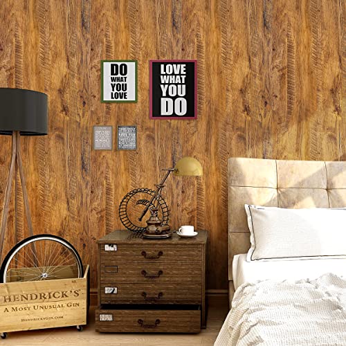 Erfoni Wood Contact Paper Wood Grain Wallpaper Peel and Stick Wallpaper