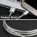Kingwell USB Type C (USB-C) to Type A (USB-A) Cable Stainless Steel 3.3Ft/1M Sync and Charging Cable for Type-C Supported Devices
