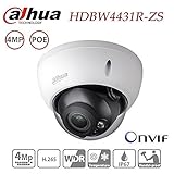 Dahua Dome Camera HDBW4431R-ZS 4MP IP Camera Varifocal Motorized Zoom 2.7-12mm lens POE Waterproof Outdoor Network Security Surveillance System IP67 IK10 ONVIF H.265 H.264 International Version