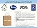 BagDream Brown Gift Bags with Handles 25Pcs 8x4.25x10.5 Welcome Paper Gift Bags for Shopping, Wedding Birthday Party Favor, Retail, Merchandise, Business, Recycled Medium Paper Sacks