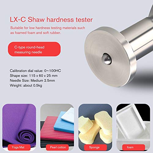 Hardness Testing Equipment Oddalsail Us Shore Durometer Portable Hardness Tester Penetrometer Sclerometer Lx A B C Lx D 2 White Test Measure Inspect