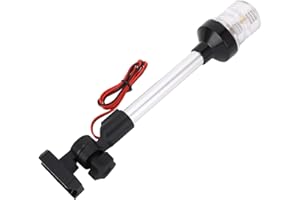 LED Anchor Light, Waterproof IP67 3NM Visibility Fold Down Design Boat Navigation Light for Boaters Anglers Fishing Kayaks Ba