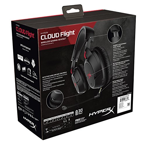 HyperX HX-HSCF-BK/EM Cloud Flight Wireless Gaming Headset for PC/PS4 - Buy Online in UAE 