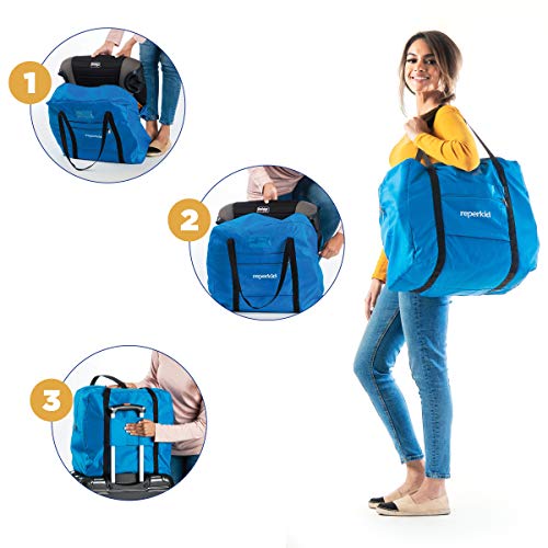 Reperkid Booster Seat Travel Bag for Airplane Baby Backless Car Seat