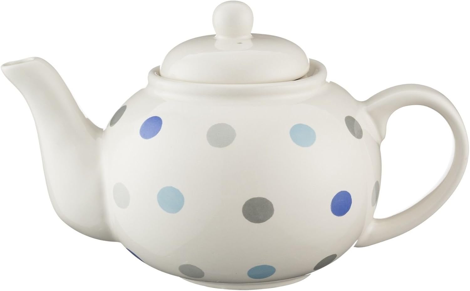 Price & Kensington Polka Dot Teapot Fine Stoneware 4 Cup Spotted Teapot