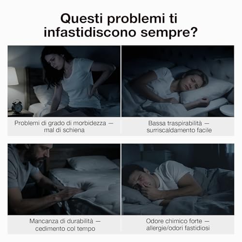 Novilla Single Mattress 90 x 200 cm, Height 20 cm – Memory Foam Gel & Bamboo Fibre, Breathable with 7 Zone Support, Washable Mattress Cover 60 °C, OEKO-TEX & CertiPUR-US Certified