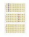 Emoji Jumbo Stickers | 960 Most Popular Emoticons | Larger in Size | Cool, Educational and Fun