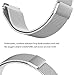 For Samsung Gear S3 Frontier/Classic Smartwatch Bands, Ponydash 22mm S3 Milanese Loop Stainless Steel Replacement Accessories Bracelet Wriststraps for Gear S3 Classic/Frontier/Pebbel time Band(Silver)