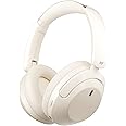 iKF-T3 Wireless Headphones Bluetooth 5.3 Active Noise Cancelling 125H Playtime Hi-Res Smart App Control 38ms Low Latency Foldable Lightweight Headset for PC Home Travel Office (YunYan-White)