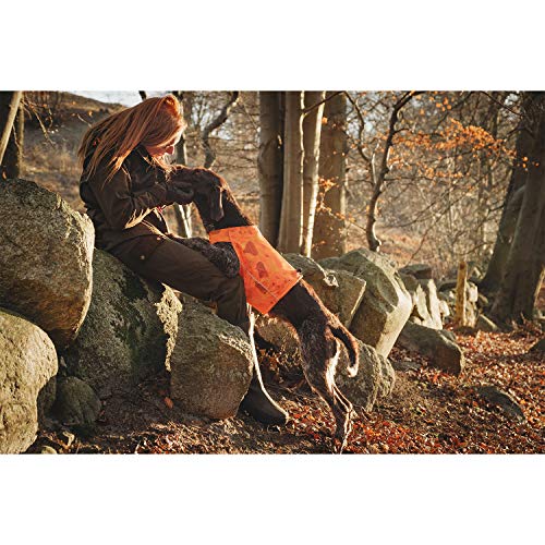 Hurtta Ranger Vest, Hunting/Sportsman Dog Vest, Orange Camo, XS