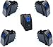 DCFlat 12v 20 Amp Waterproof Blue LED On/Off Boat Marine Rocker Switch with Light (5 x Blue LED) (5 Pin) primary