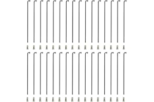 S SENQI Bicycle Spokes Electric Bicycle E-Bike Tricycle Wheel 13G 2.2mm Steel 90mm-305mm with Copper Cap 36pcs Black