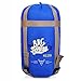 Forbidden Road Portable Single Sleep Bag 15 ℃ / 60 ℉ - Compression Bag Included (Blue, 15 ℃ / 60 ℉)