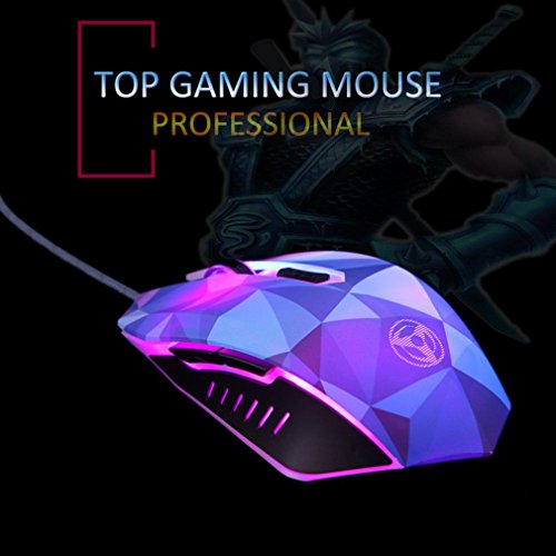 image for Transer Wired Ergonomic Mouse for Computer/PC/Laptop, Illusion Diamond