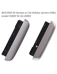 Altavoz timbre de módulo de altavoz + micrófono + tapa inferior Cap + tipo C puerto de carga USB de repuesto para LG G5 Verizon Carrier vs987 transportador de US Cellular us992 (Titan G
