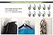 Self Adhesive Hooks From mysonder - Set Of 12 Hooks - Easy To Install And Remove - Strong & Durable Plastic Material -