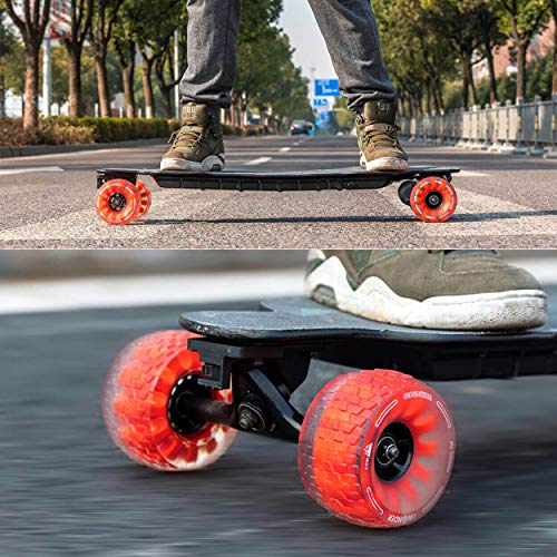 IWONDER Cloud Wheel Electric Skateboard Wheels 120mm Patented Damping Foam Core All Terrain Off Road 78A Translucent Urethane Longboard Wheels