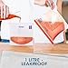 Reusable Food Bags - More Convenient and Cost Effective Than Plastic - 1 Litre Silicone Storage Bag - BPA Free, Hygienic and Leakproof - Safe to Use in Dishwasher, Microwave and Freezer - Set of 4