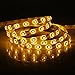 XKTTSUEERCRR Waterproof Blue LED 3528 SMD 300LED 5M 16.4Feet Flexible Light Strip 12V 2A 24W 60LED/M (Yellow)