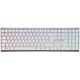 Cherry MX 3.0S Wireless Mechanical Gaming Keyboard. Aluminum Housing Built for Gamers w/MX Brown or Red Switches. RGB Backlit Color Display Over 16m Colors. (White w/MX Brown Switches)