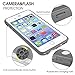 iPhone 7 Waterproof Case, FITFORT Clear Underwater Full Body with Built-in Screen Protector Shock Snow Dirtproof Extreme Durable Waterproof Case for iPhone 7(4.7”), Grey&Crystal