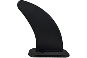 Anfyko 12“ Paddle Board Fin Replacement for Inflatable SUP, Universal Fit, No-Tool Install, Durable Large Size Center Fin - Enhances Stability for SUPs, Surfboards & Longboards