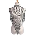 Zakia Women's hollow crochet beaded shawl wedding bezel shrug beach scarf tops blouse Zakia Women's hollow crochet beaded shawl wedding bezel shrug beach scarf tops blouse