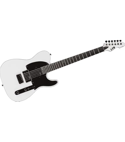 Amazon.com: ESP LTD TE-401 Electric Guitar, Black Satin : Musical