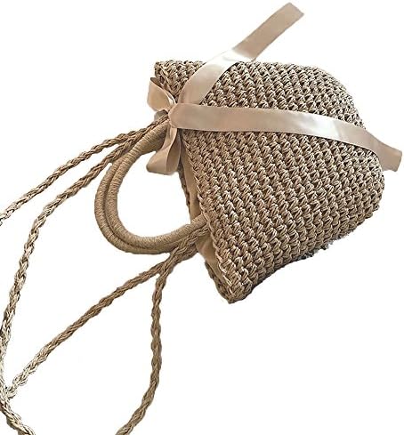 Straw Handbag Beach Sea Shoulder Bag Women Straw Weave Tote 2017