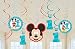 amscan 1st Birthday Mickey Mouse Swirl Decorations 12Count Party Supplies Mickey Fun to Be One! One Size, Multicolor