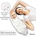 Newborn Swaddle Blanket, Sleep on a Cloud Like an Angel, The, Premium Cotton, Adjustable Infant Swaddle Wrap Blanket, Lovely Unisex Design 0-3 Months