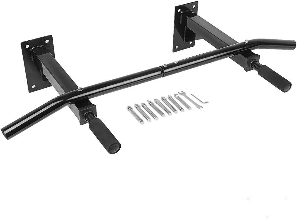 Iron BarWall Mounted Gym Exercise Pull Up Chin Up Push Ups Chinning Station