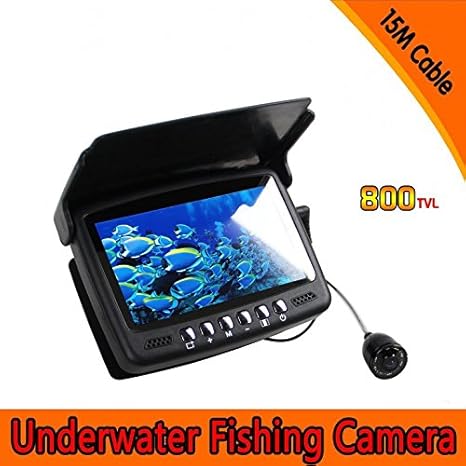 Express Panda tragbare Unterwasserfische Kamera | Fisch-Sucher mit 4,3-Zoll-TFT-Monitor und 15 m Kabel