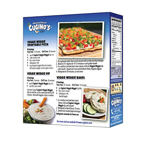 Cugino's Veggie Weggie Dip Mix (4 Pack)