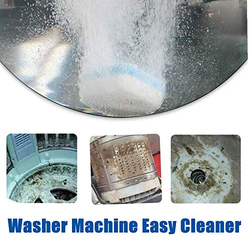 Solid Washing Machine Cleaner, Gutyepe Washer Decontamination Cleaning Detergent Effervescent Tablet - Washing Machine Cleaner Descaler Deep Remover Deodorant - Thumbnail 2