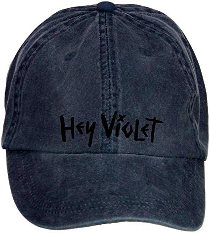nmmnggsimida Unisex Hey Violet Rock Band Logo Baseball Caps One Size ColorName Velcro Adjustable