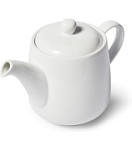 Amazon.com | Sur La Table Porcelain Teapot, 5.9 cups, White: Teapots