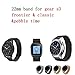 For Samsung Gear S3 Frontier/Classic Smartwatch Bands, Ponydash 22mm S3 Milanese Loop Stainless Steel Replacement Accessories Bracelet Wriststraps for Gear S3 Classic/Frontier/Pebbel time Band(Silver)