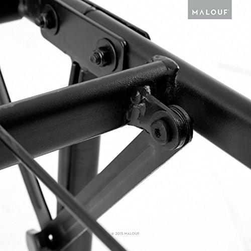 MALOUF Structures Highrise Foldable Bed Frame & Mattress Foundation - 18" Deluxe Height - Twin XL