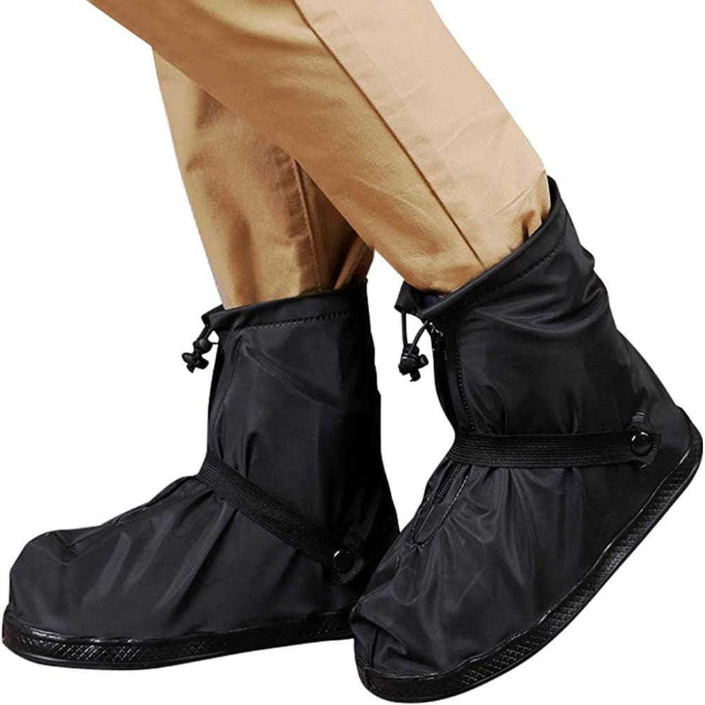 Hotdingding Waterproof Rain Boot Shoe Cover with Reflector