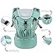Baby Carrier-Ergonomic 360 Baby Carrier-Easy to Put On 6 Safe and Comfortable Positions-Backpack Carriers Front and Back-Extendable Newborn-Toddler Carrier-Hipseat Infant Carrier-Improved Ergo Model
