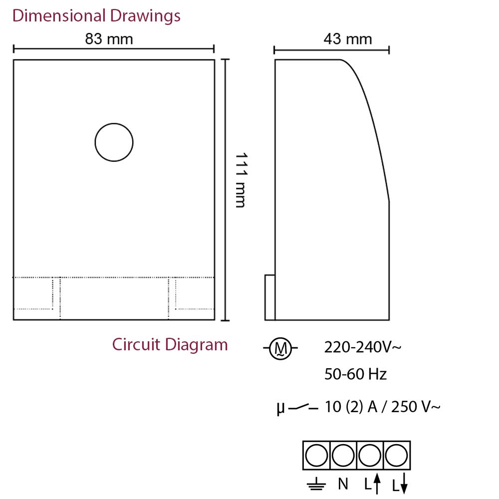 Interruptor Crepuscular GRÄSSLIN Turnus 200 - 2-2000 Lux, IP54, Para Iluminación Automática