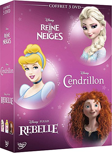 La Reine Des Neiges + Cendrillon + Rebelle - Pack