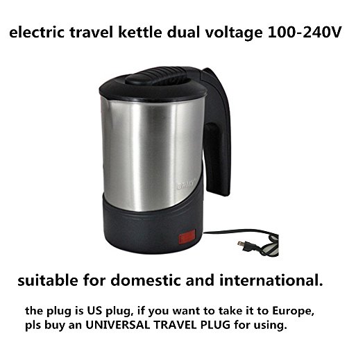 Electric Water Kettle Travel Hot Pot Stainless Steel With NonSticking