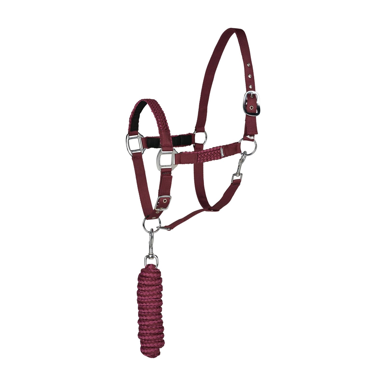 Horze Chicago Halter & Lead Set, Red, XF